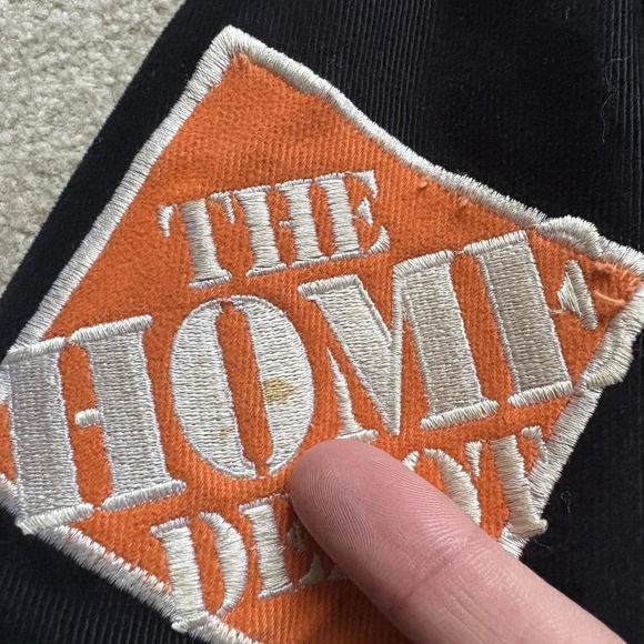 Vtg JH Design Home Depot NASCAR Jacket XL Black Tony Stewart 20 Jeff Hamilton - Picture 10 of 16